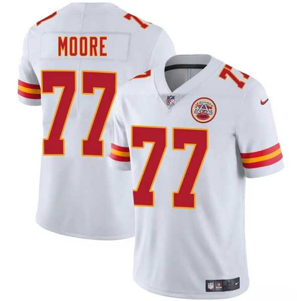 Men & Women & Youth Kansas City Chiefs #77 Jaylon Moore White 2025 Vapor Untouchable Limited Stitched Jersey,We sell and wholesale Men & Women & Youth Kansas City Chiefs #77 Jaylon Moore White 2025 Vapor Untouchable Limited Stitched Jersey on line form chian!